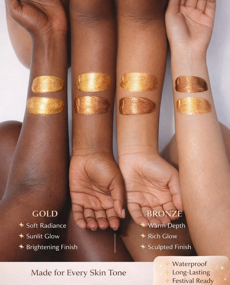 Bronze Body Shimmer Oil - Metallic Liquid Glow Radiance by Impartial