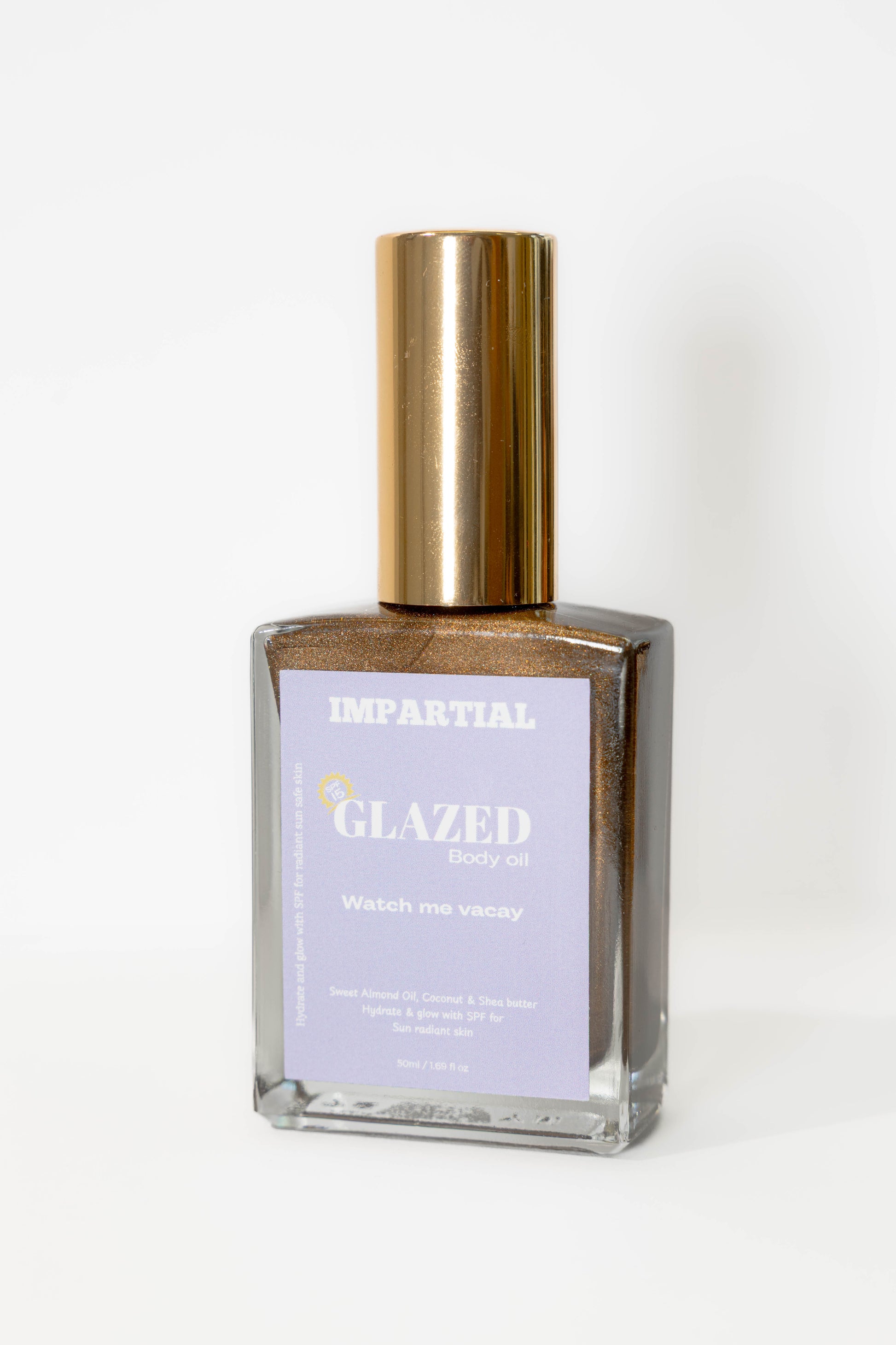 Golden Body Shimmer Oil - Radiant SPF 15 Hydration