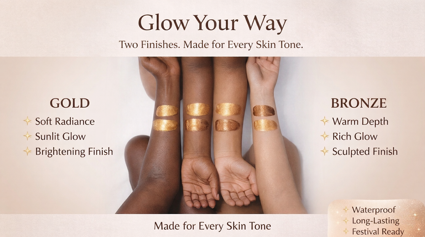 Premium Body Shimmer Oil and Skin care